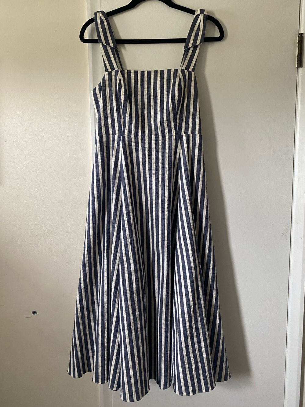 Never worn Kate Spade Navy Striped dress.